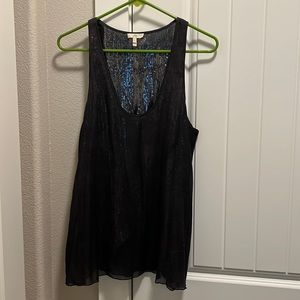 Joie sheer sequin Tank